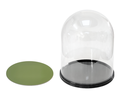 Dome large D200xH230mm black kiwi green